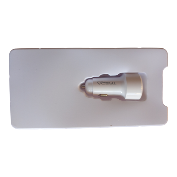 Cargador Rápido para Auto TREQA 48W – Doble Puerto USB y Tipo-C QC3.0 🚗🔋 - Imagen 2