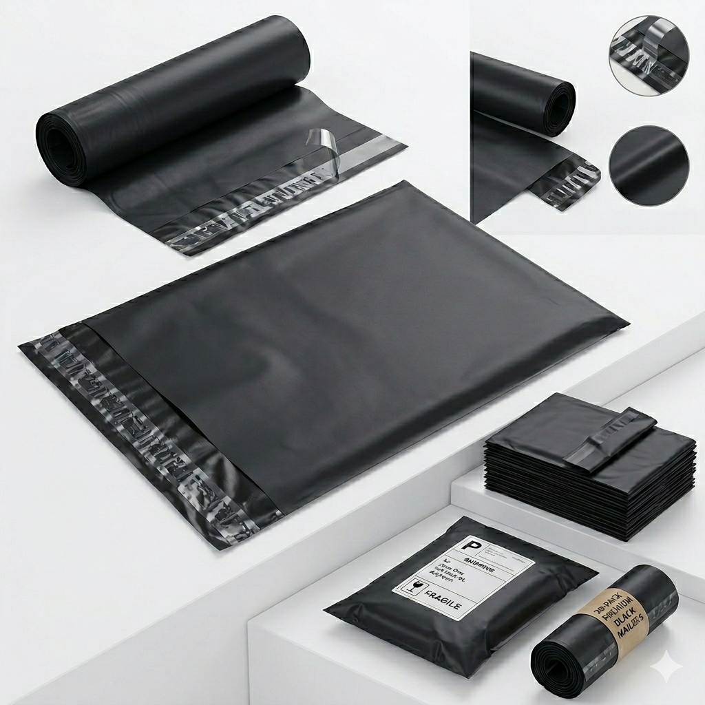 Pack 100 Bolsas Courier Negras 60x80 cm - Sello Inviolable 1 Pack 100 Bolsas Courier Negras 60x80 cm - Sello Inviolable