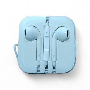 Audífonos In-Ear 3.5mm con Micrófono – Manos Libres Universal Blanco